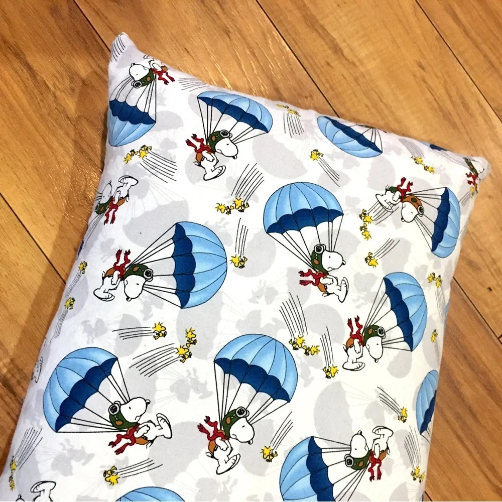 Snoopy Peanuts pillow travel airplane car size removable case washable r…